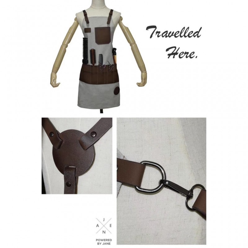 BARBER PRO BARBER APRON DEMIN JEANS